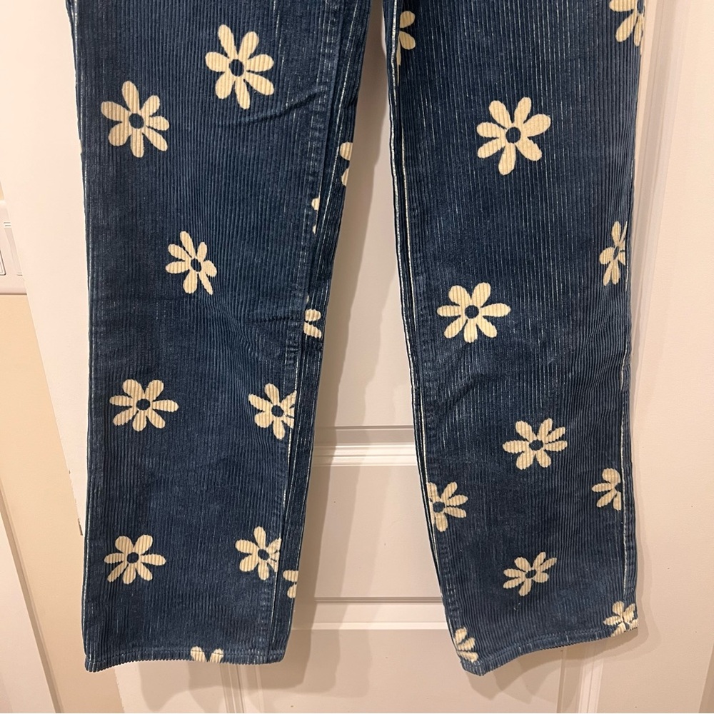 NWT PacSun90s Boyfriend Carpenter Floral Corduroy Pants - Picture 5 of 12